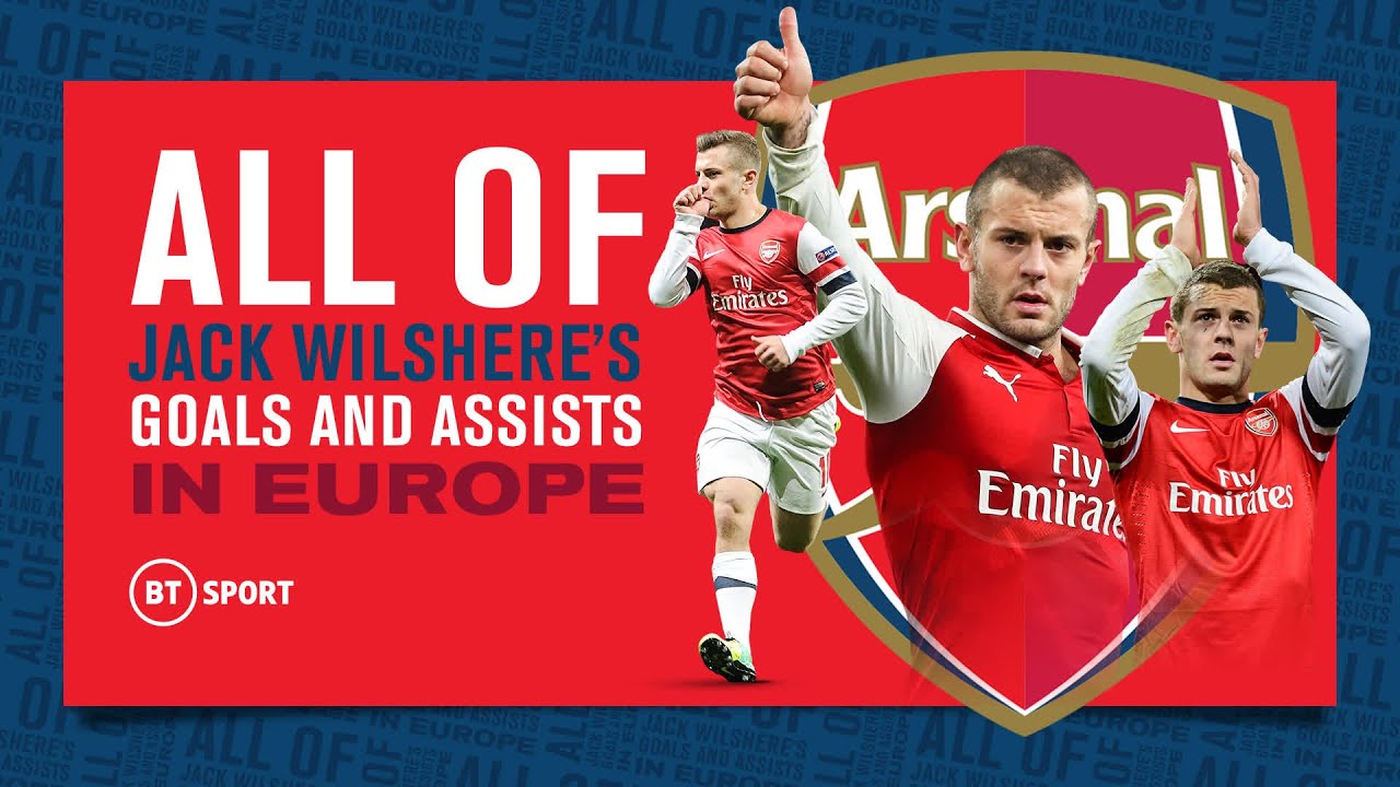 🔴 𝐀𝐋𝐋 of Jack Wilshere's goals 𝐀𝐍𝐃 assists for Arsenal in Europe! 🤩