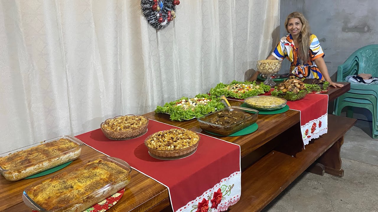 NOSSA CEIA DE NATAL FOI INCRÍVEL, MUITAS DELÍCIAS, FAMÍLIA REUNIDA 