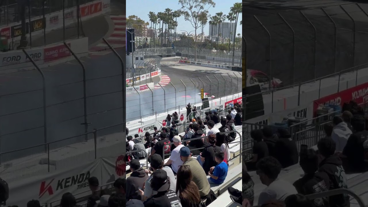 MASSIVE HIT AND OFF FOR BRUTSKIY AT FORMULA DRIFT LONG BEACH 2025