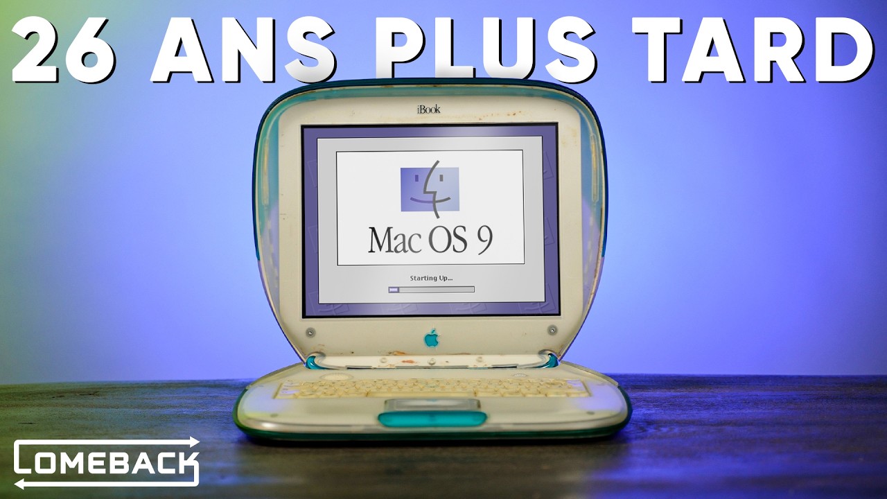 Il y a 26 ANS, APPLE inventait ÇA (iBook 1999) - COMEBACK