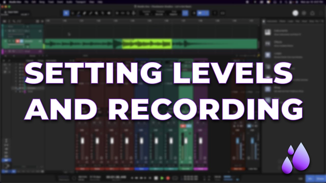 PreSonus Studio One: Setting Levels and Recording - Let's Get Basic
