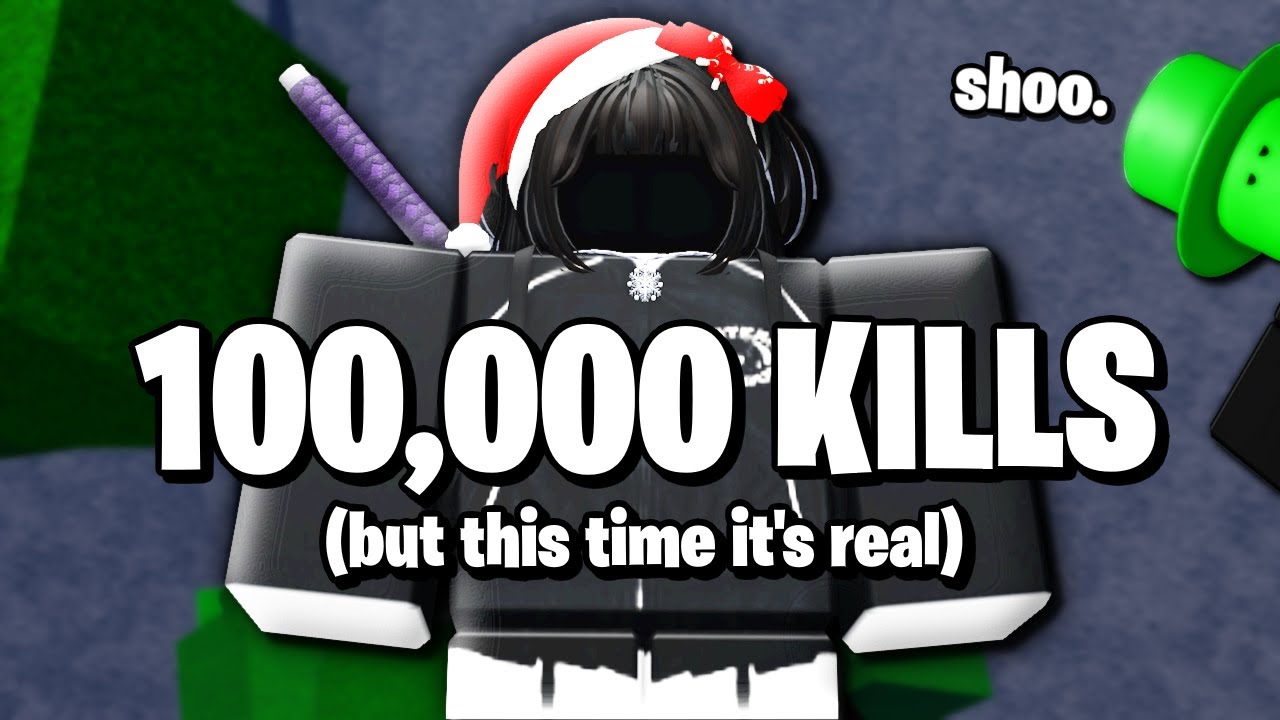 100,000 KILLS in The Strongest Battlegrounds, but this time it's REAL