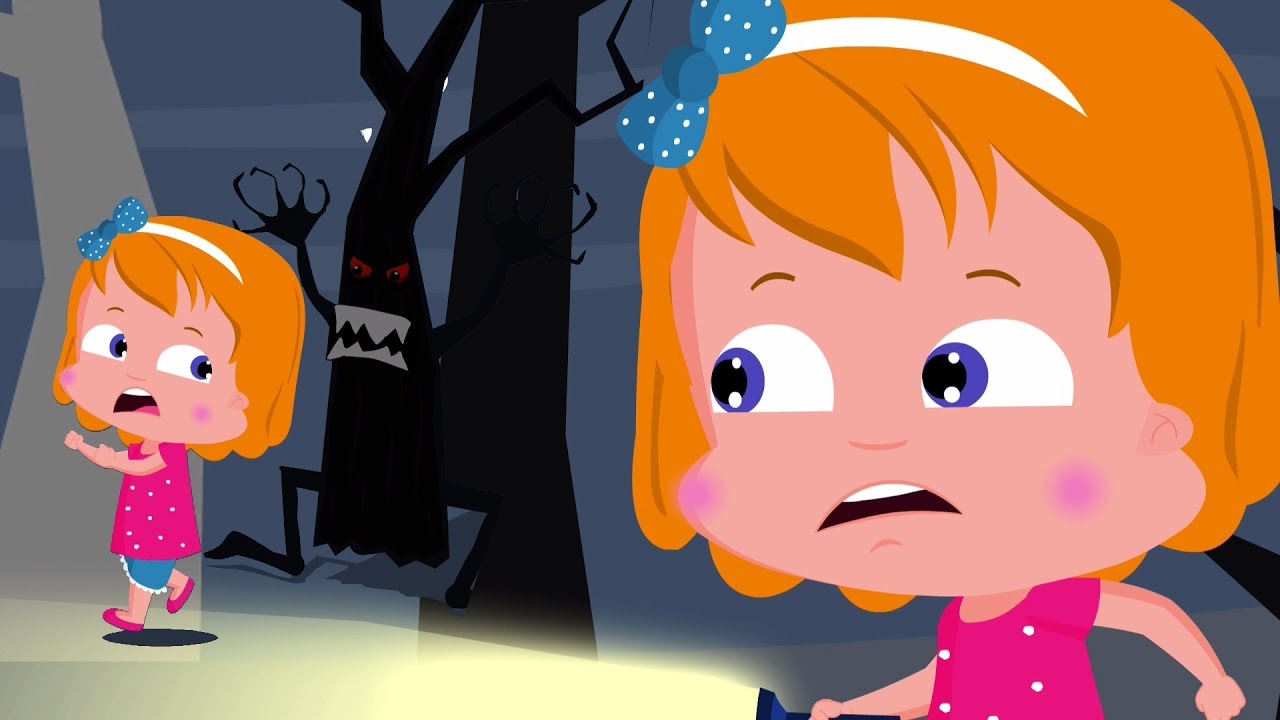 Madeiras assustadores | rimas assustadores |  Halloween Videos For Kids And Toddler | Scary Woods