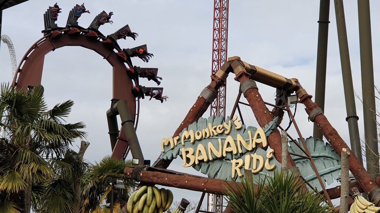 Jungle Escape Thorpe Park, Joining Nemesis, Angry Birds, Detonator & Rumba Rapids, Jungle area 2019