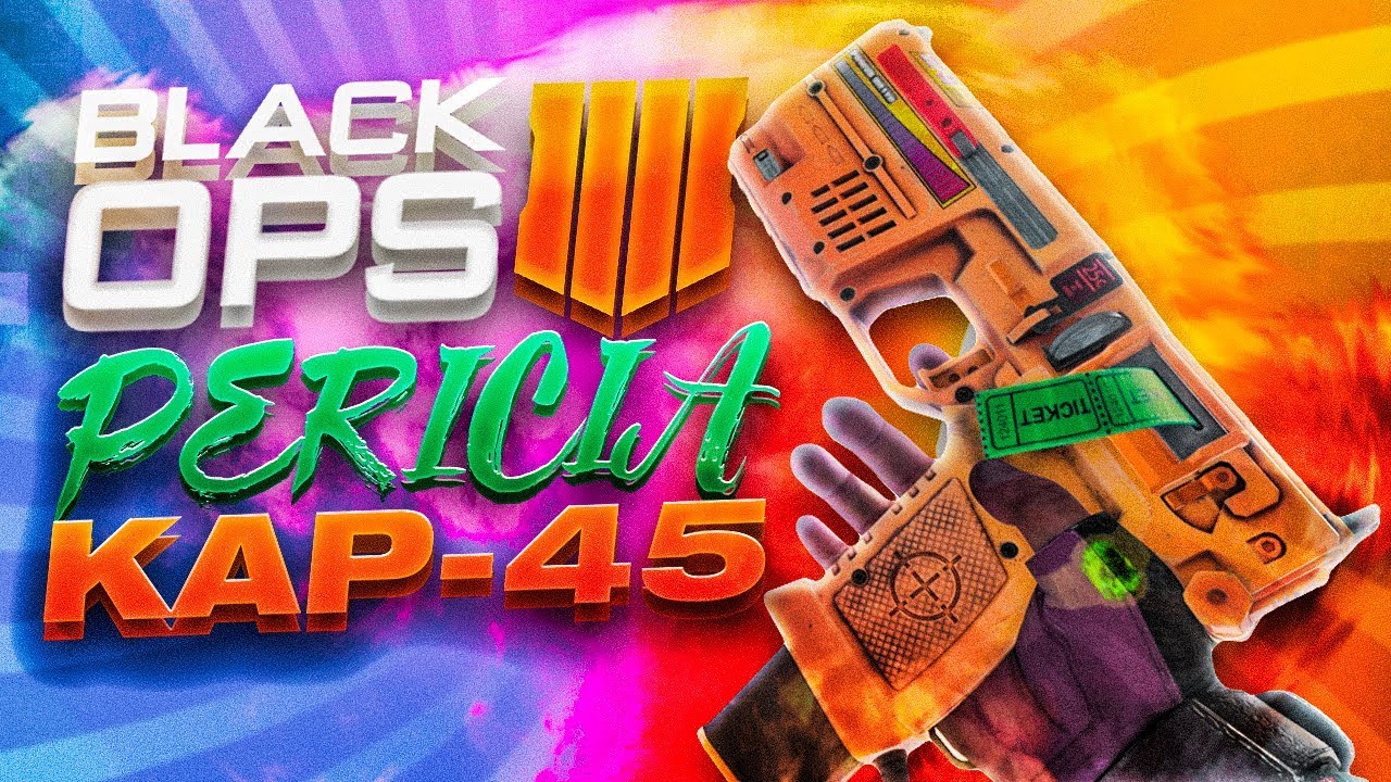 SOLO PISTOLA CON LA NUEVA PERICIA KAP-45 EN BLACK OPS 4