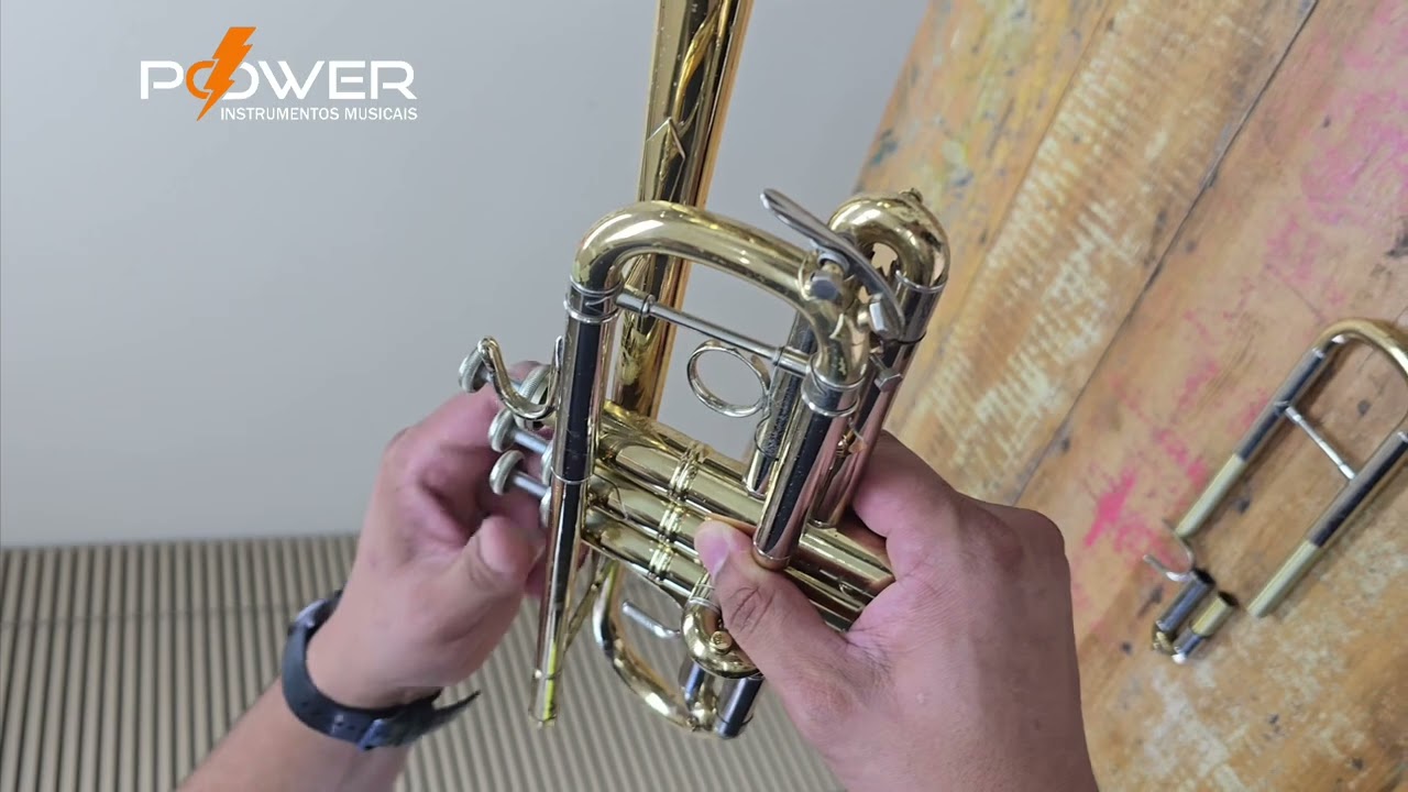 Trompete Bach Stradivarius 239 CL Dupla Afinação Sib/Dó Laq