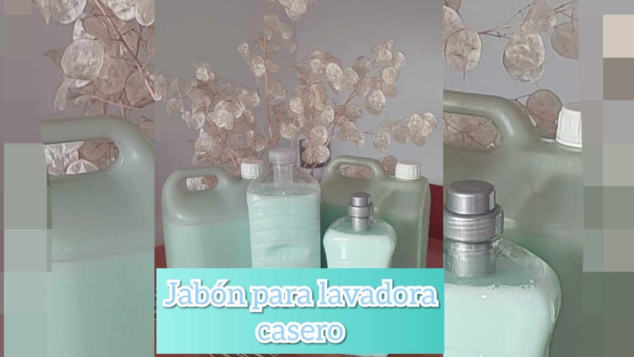 Jabón o detergente para la lavadora, casero. Receta fácil ahórrate unos euros lavando con este jabon
