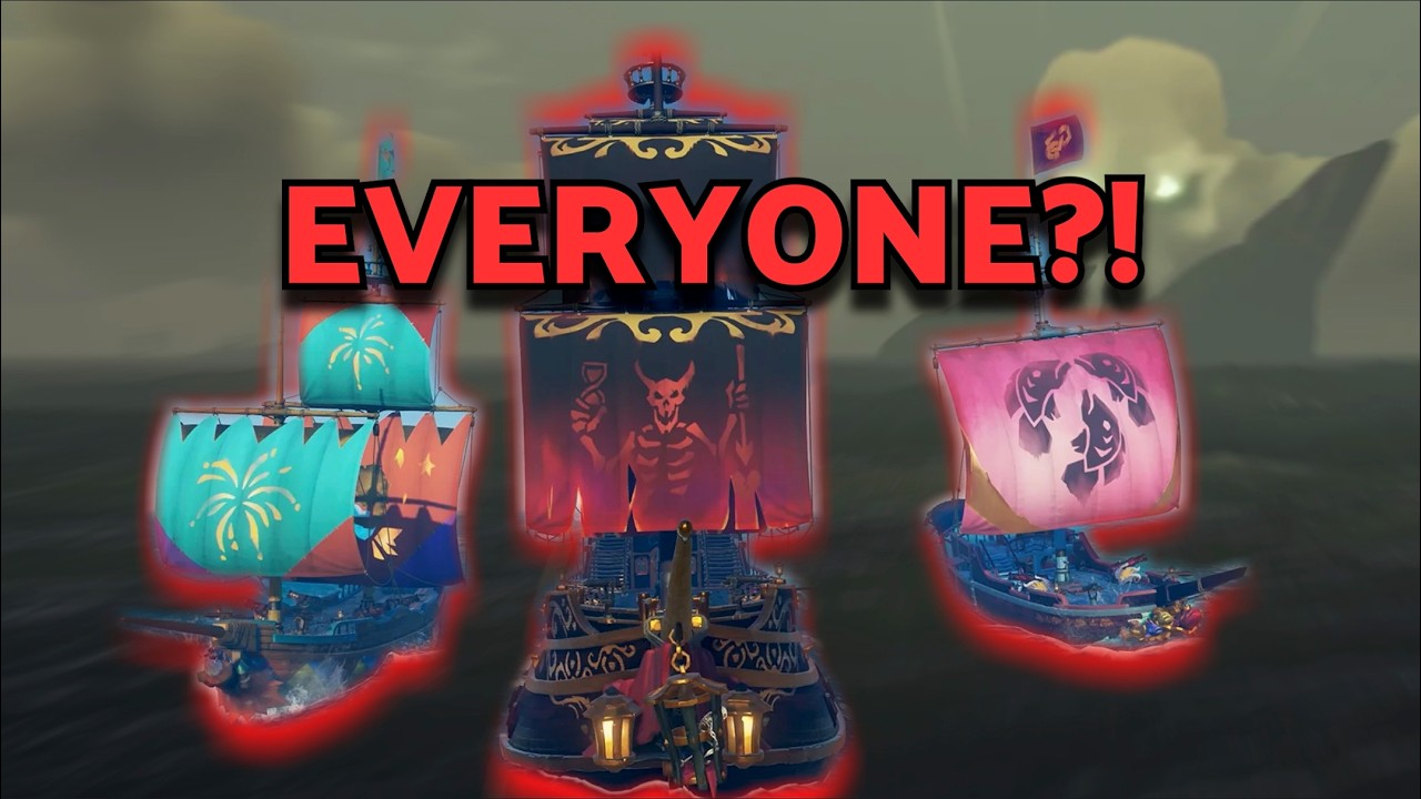 ENTIRE OPEN MIC Server ATTACKS Fort - Sea of Thieves