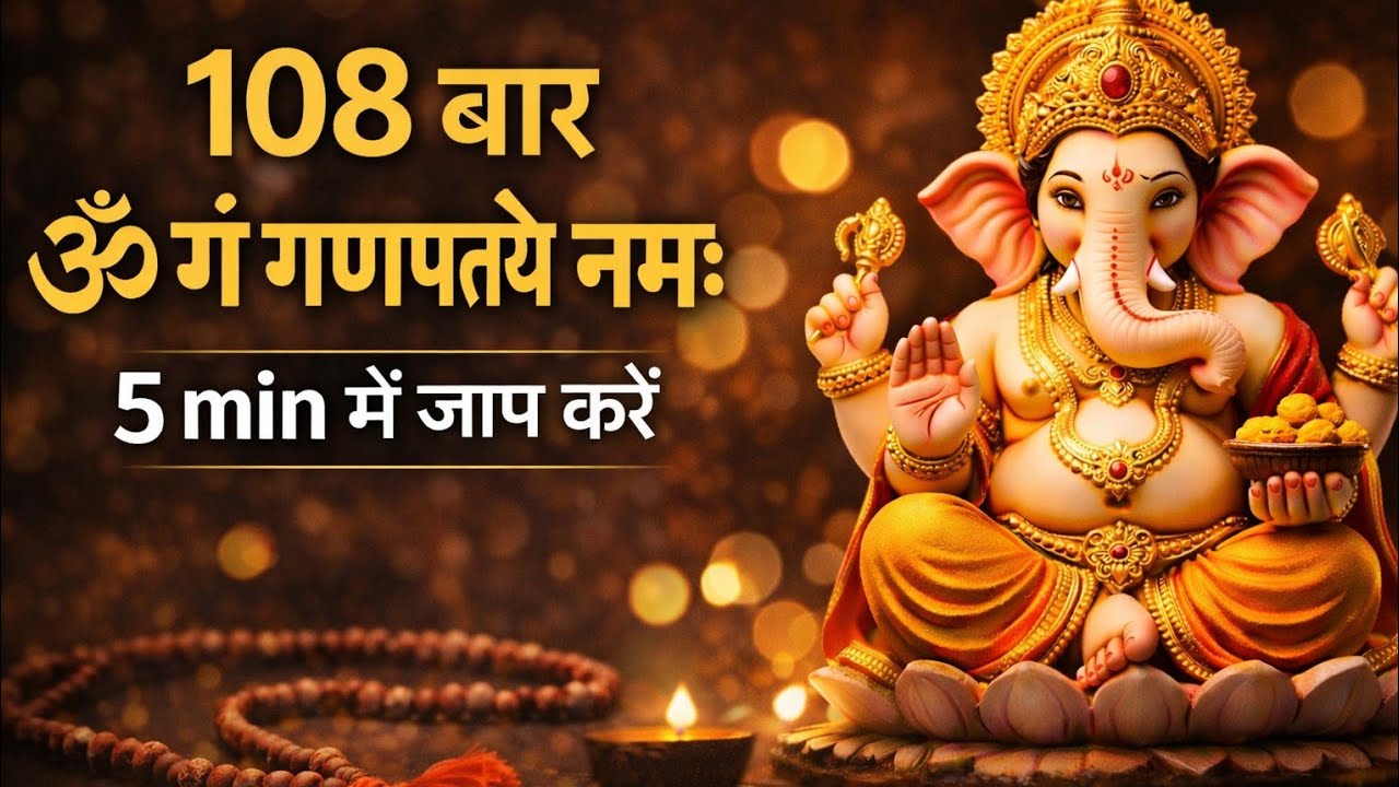 ॐ गं गणपतये नमः | शांत और प्रभावशाली गणेश मंत्र जप