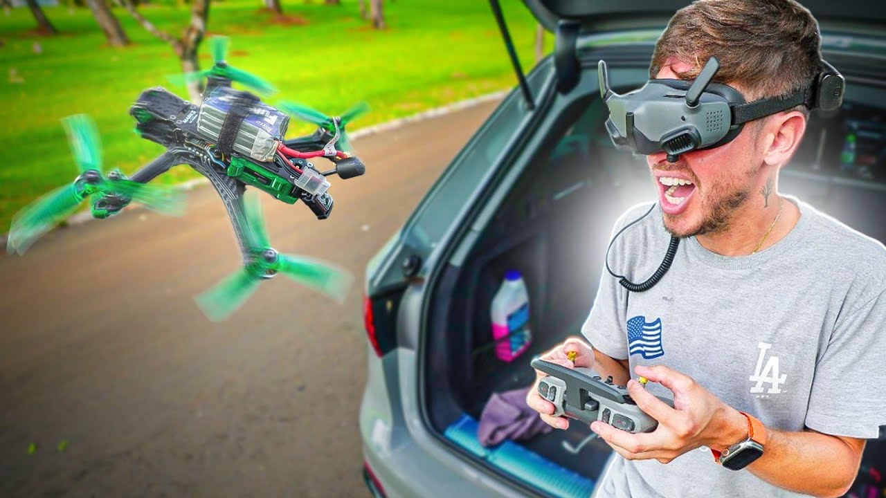 😂 ESSA FOI A MELHOR COMPRA DE 2024 - NOVO DRONE FPV
