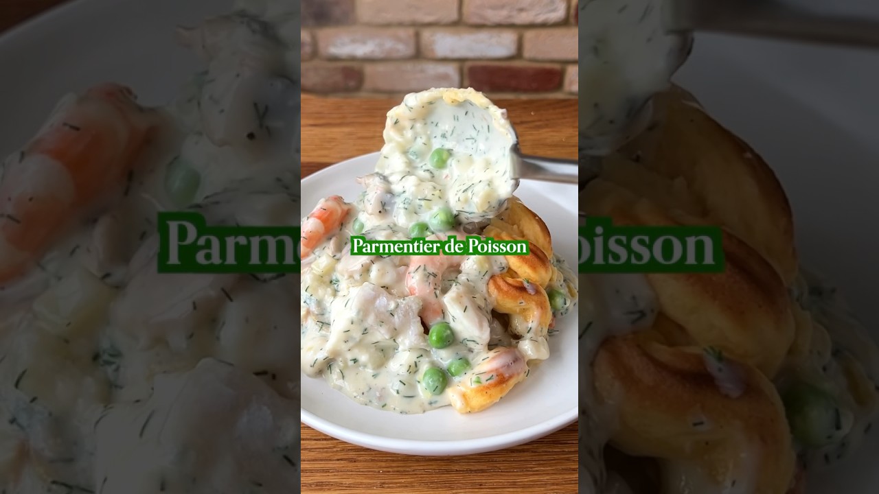 ULTIMATE FISH PIE 🇫🇷 PARMENTIER DE POISSON #classicfrench #recipe #cooking #food #classiccuisine