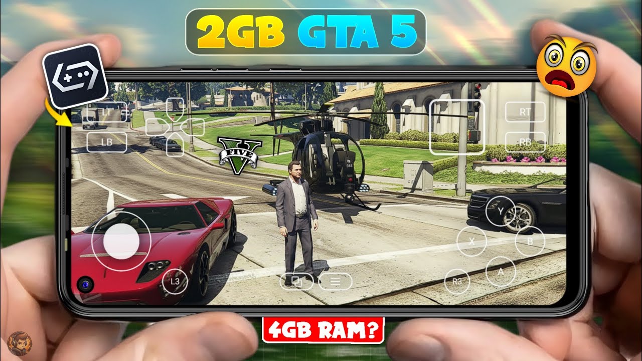(2GB) GTA 5 Extremely Lite Version on Mobile 🤯 - Can it run in 4GB Ram?