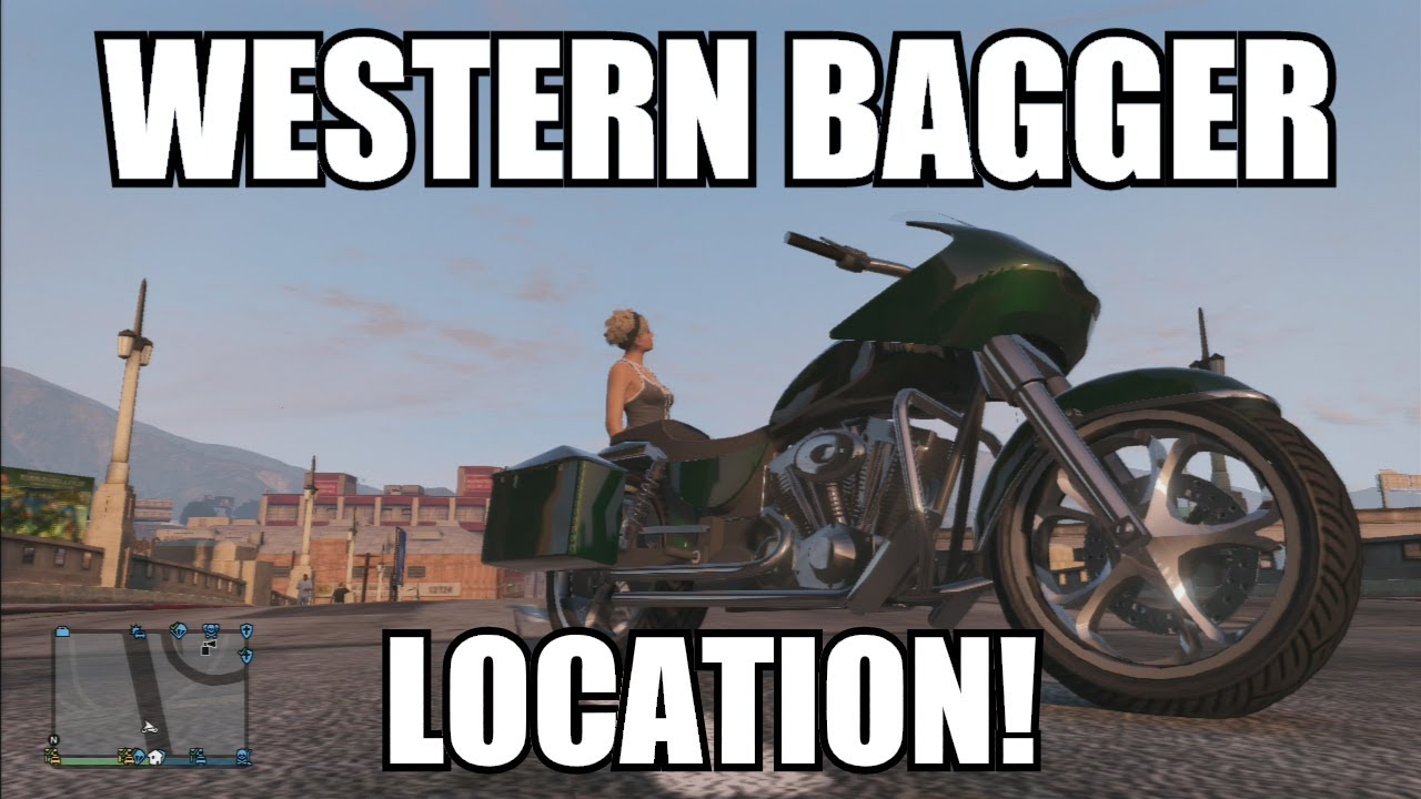 GTA V Online - Western Bagger Location Franklin's Motorcycle (GTA 5 Patch 1.13) Rare Vehicle