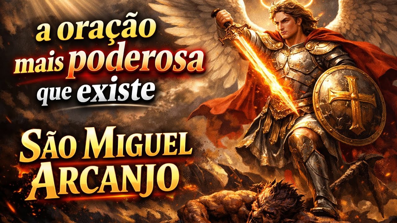 Oração de São Miguel Arcanjo para socorro imediato e proteção 😇