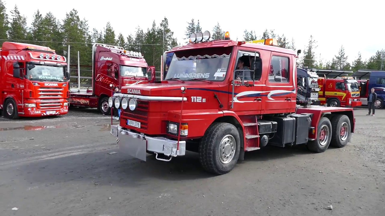 Trucks at Gällivare truckmeet 2016