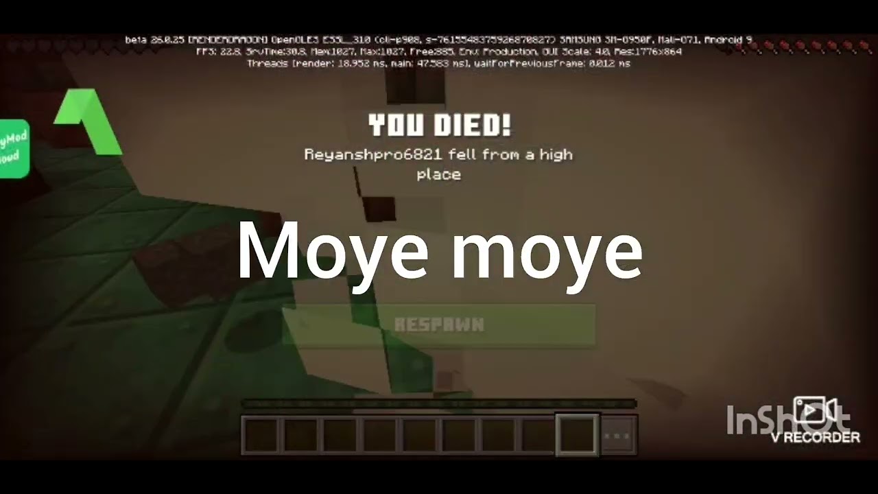 Guus moye moye hogya minecraft ma