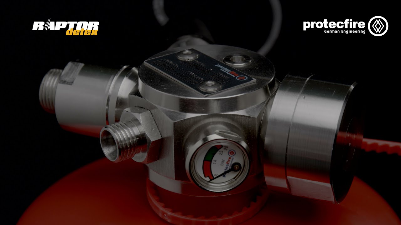 raptor detex - automatic fire suppression system for vehicles
