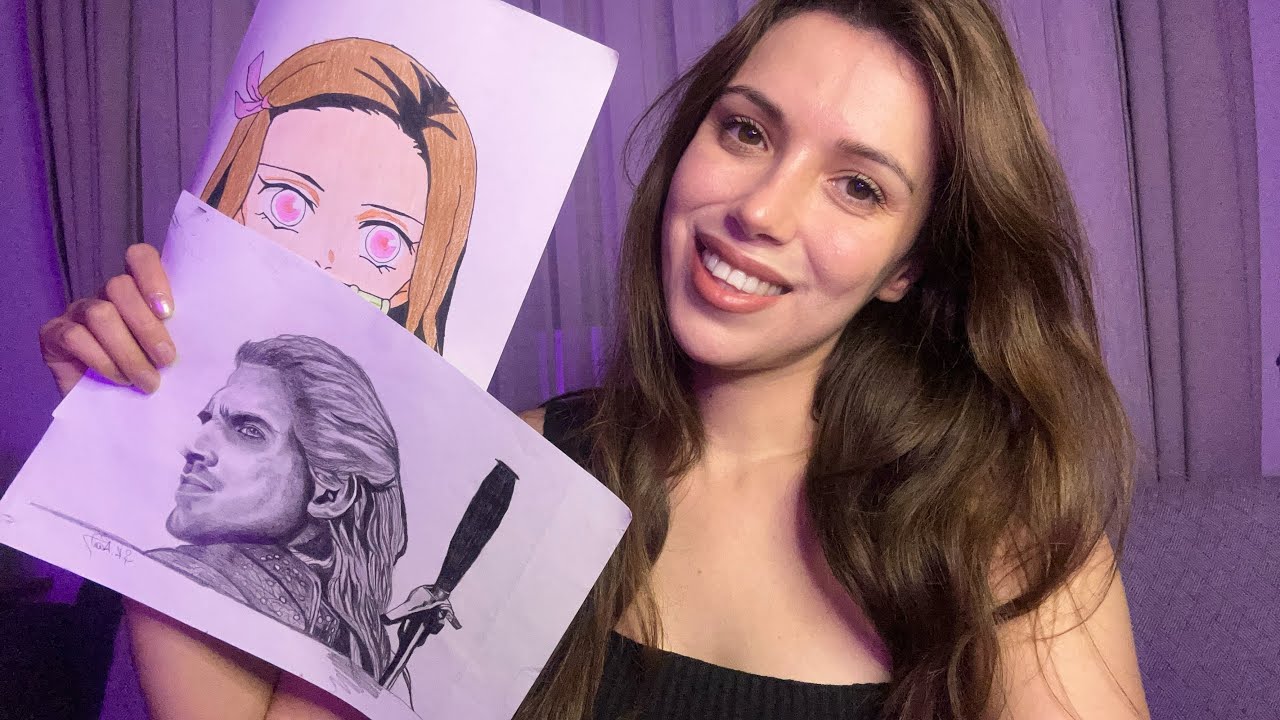 TÜRKÇE ASMR / YAPTIĞIM EL İŞLERİNDEN BİR DERLEME (ÇİZİM, TAKI, ÖRGÜ)
