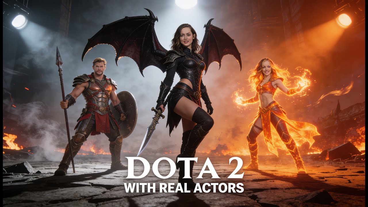 Dota Heroes as Real Actors – Cinematic Style