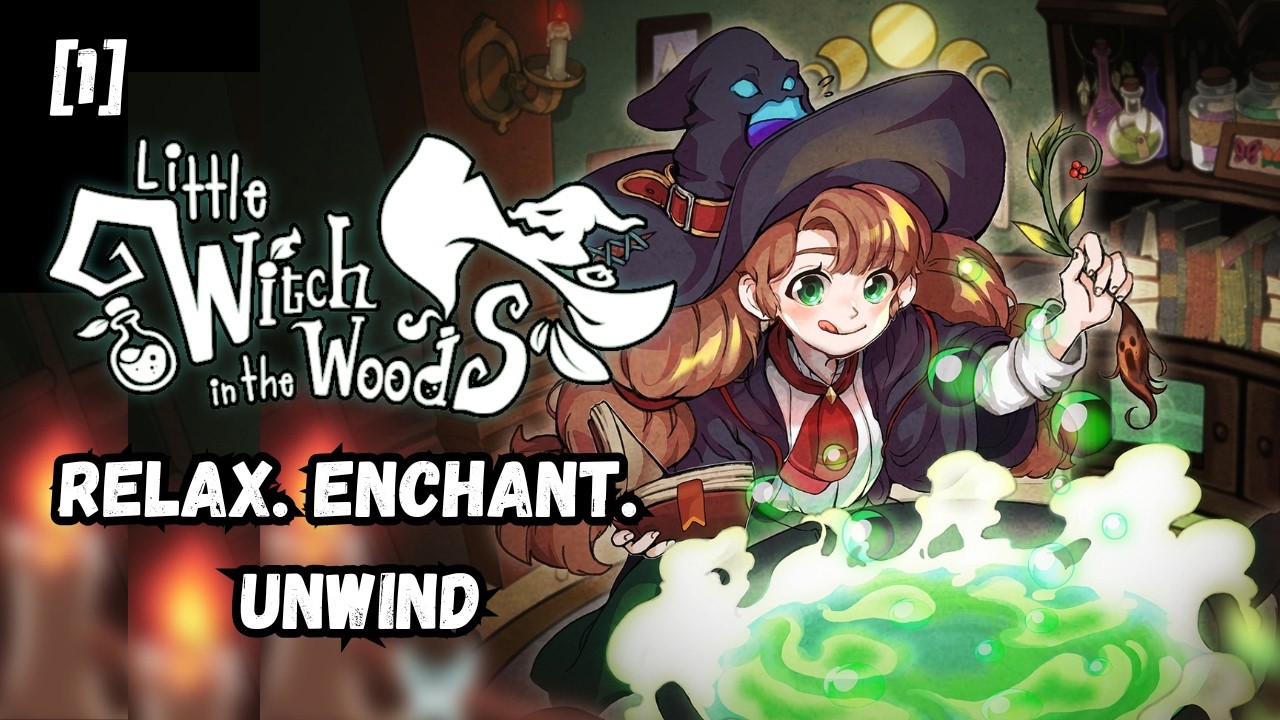 Starting a Witchy Adventure - Little Witch in the Woods Part 1 | Relaxing Gameplay for Study & Sleep