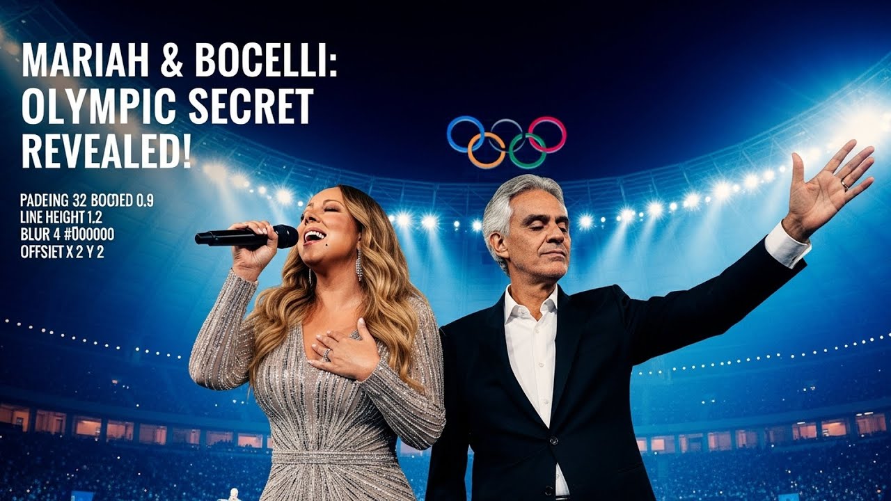Mariah Carey & Bocelli: The Olympic Secret That Shocked The World