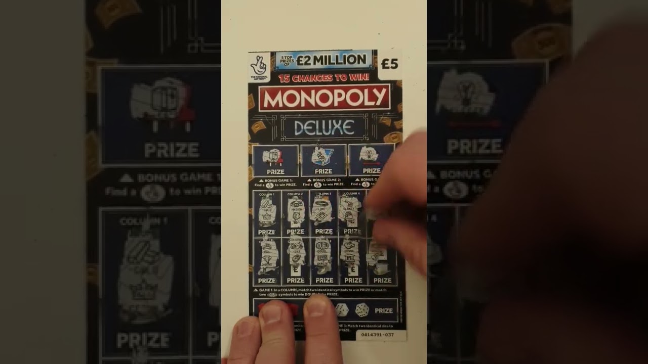 A Monopoly Deluxe Scratch Card in less than a minute!