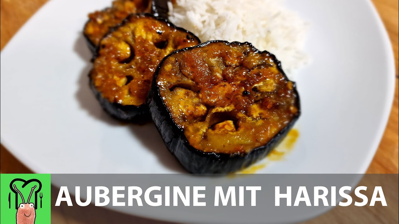 Aubergine mit Harissa in 15 Minuten