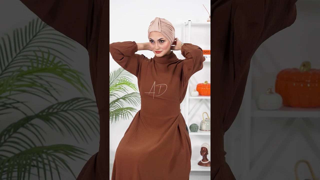 How to wear Chic Design Cotton Instant Turban Hijab| B-68