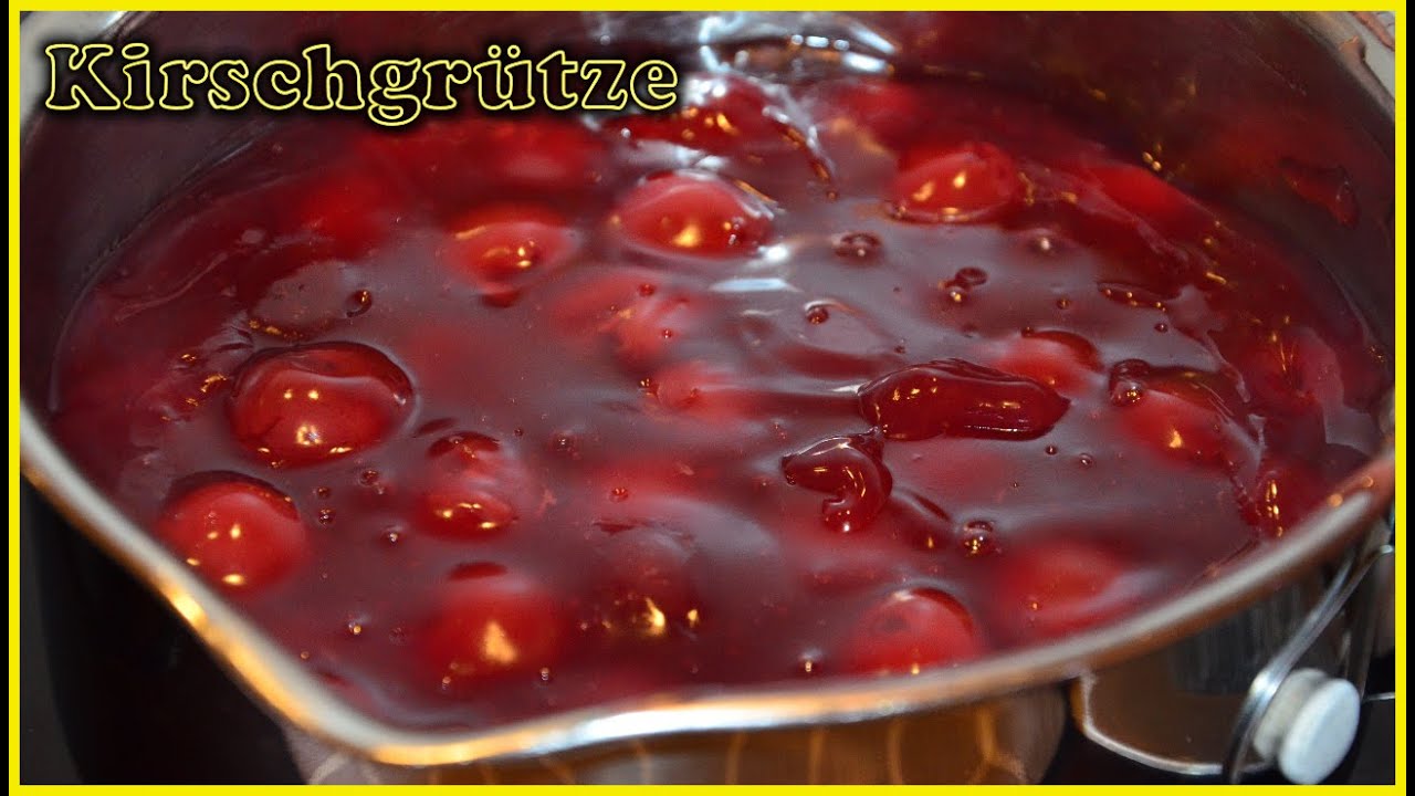 Selbstgemachte Kirschgrütze | Homemade Cherry Filling/Sauce/Toppings