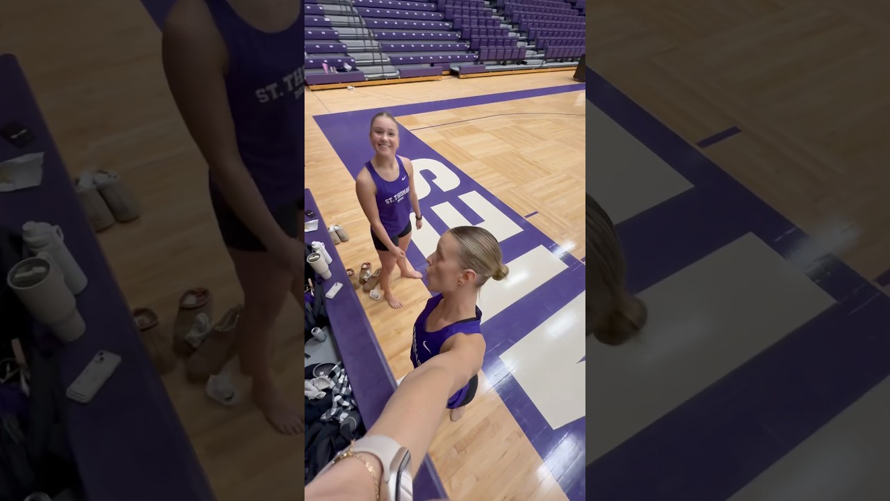 College dance team nationals practice 💜  #college #collegedance #danceteam #dance