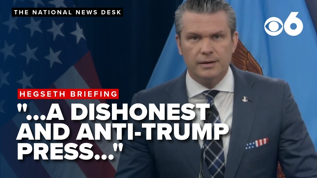 Hegseth calls out media, delivers message to the “American People”