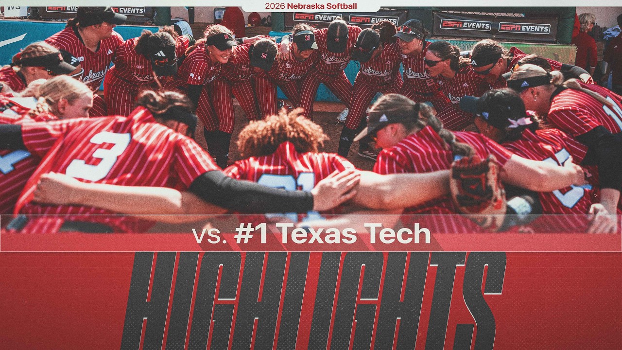 Huskers take down No. 1 Texas Tech in Clearwater | 2026 Nebraska Softball Highlights