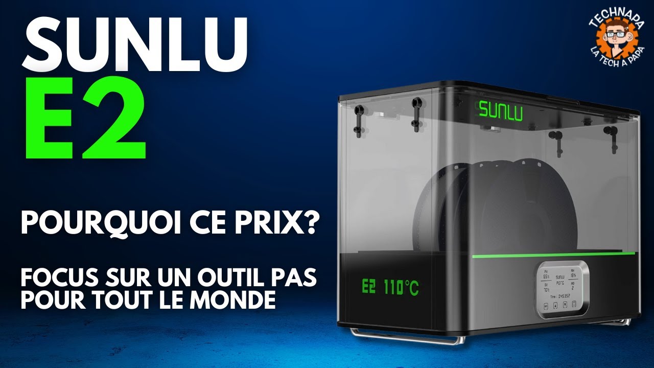 SUNLU FILADRYER E2 : à qui s’adresse vraiment ce déshydrateur haut de gamme ?