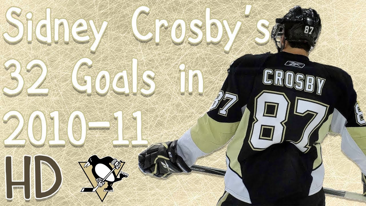 Sidney Crosby's 32 Goals in 2010-11 (HD)
