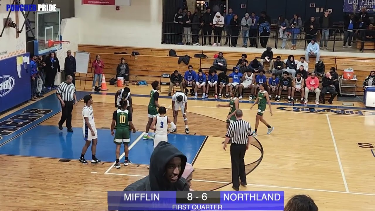 1st Quarter Columbus Mifflin Vs Columbus Northland Varsity High School Boys Basketball