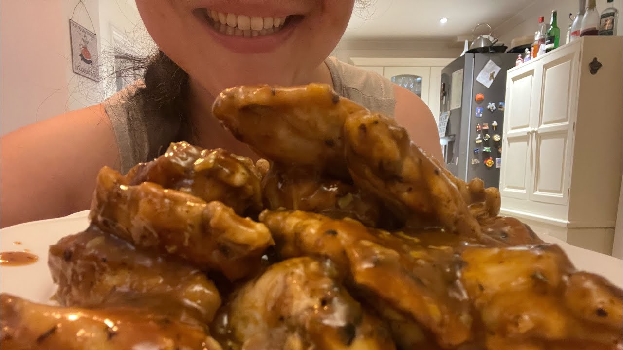 ASMR MUKBANG BUFFALO WINGS | LONG TIME NO SEE