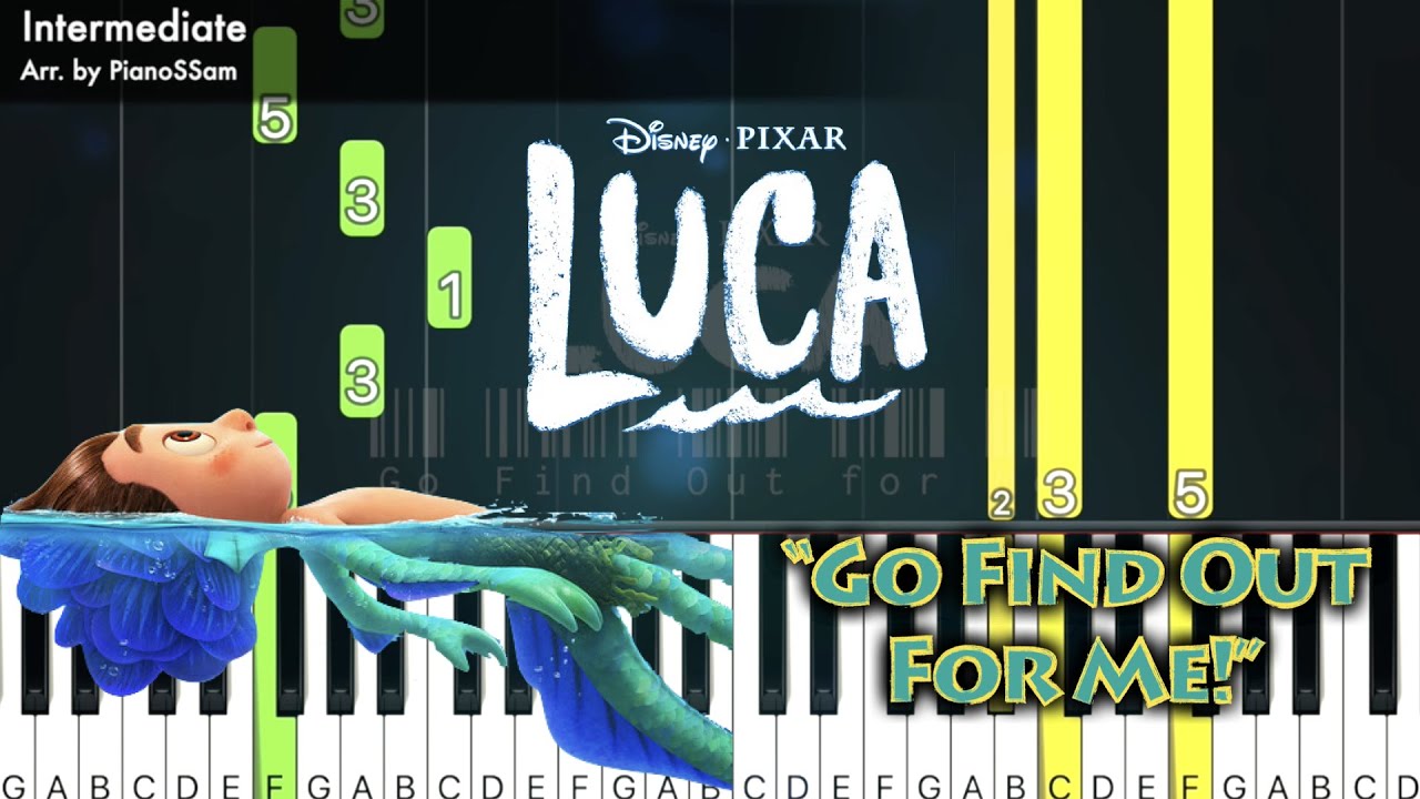 [Intermediate] Go Find Out for Me - LUCA | Piano Tutorial with Finger Numbers