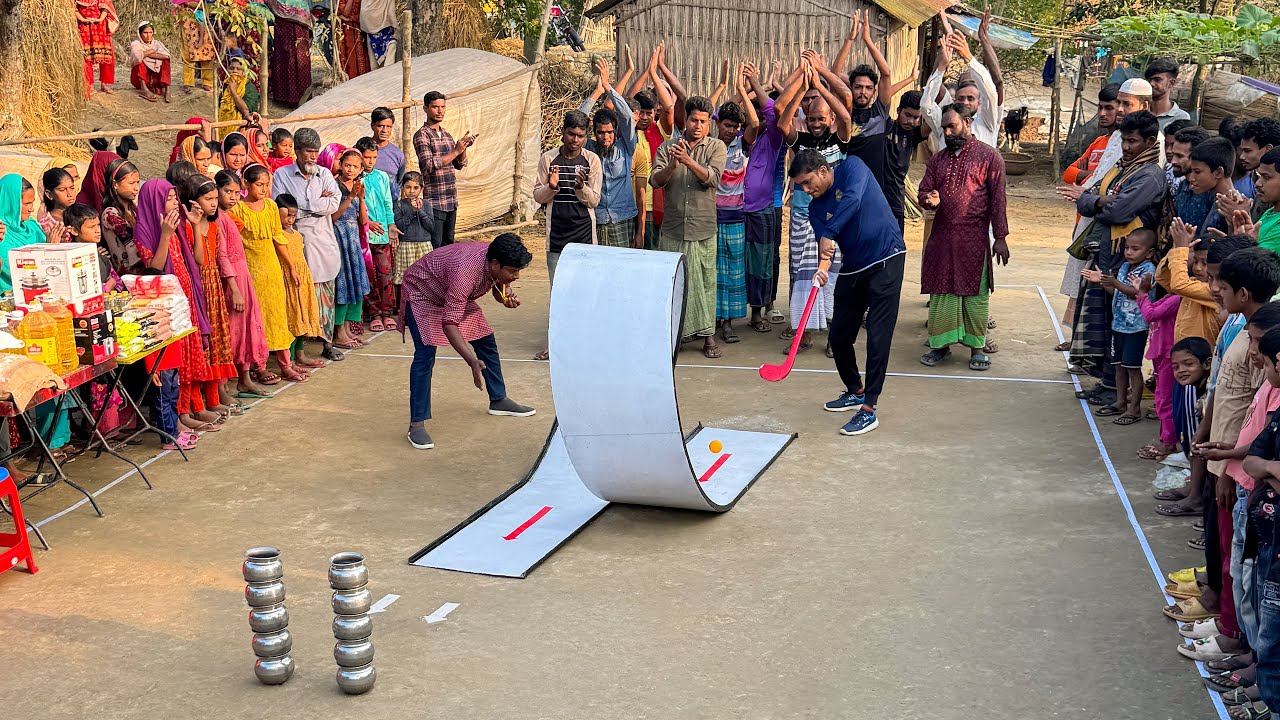 কঠিন চ্যালেঞ্জের খেলায় গ্রামবাসি কিভাবে আকর্ষণীয় সব পুরস্কার জিতে নিলো দেখুন ? বিনোদনে মেতে উঠল সবাই