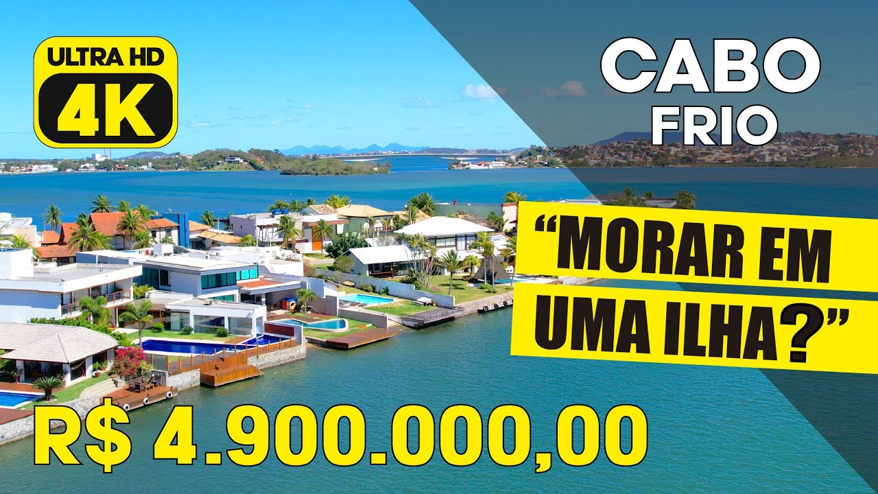 OPORTUNIDADE: ÚNICA CASA À VENDA DENTRO DE CONDOMÍNIO DE LUXO LOCALIZADO EM ILHA EM CABO FRIO!