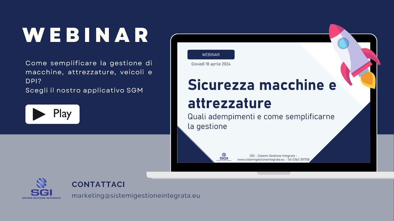 Sicurezza macchine e attrezzature quali adempimenti e come semplificarne la gestione