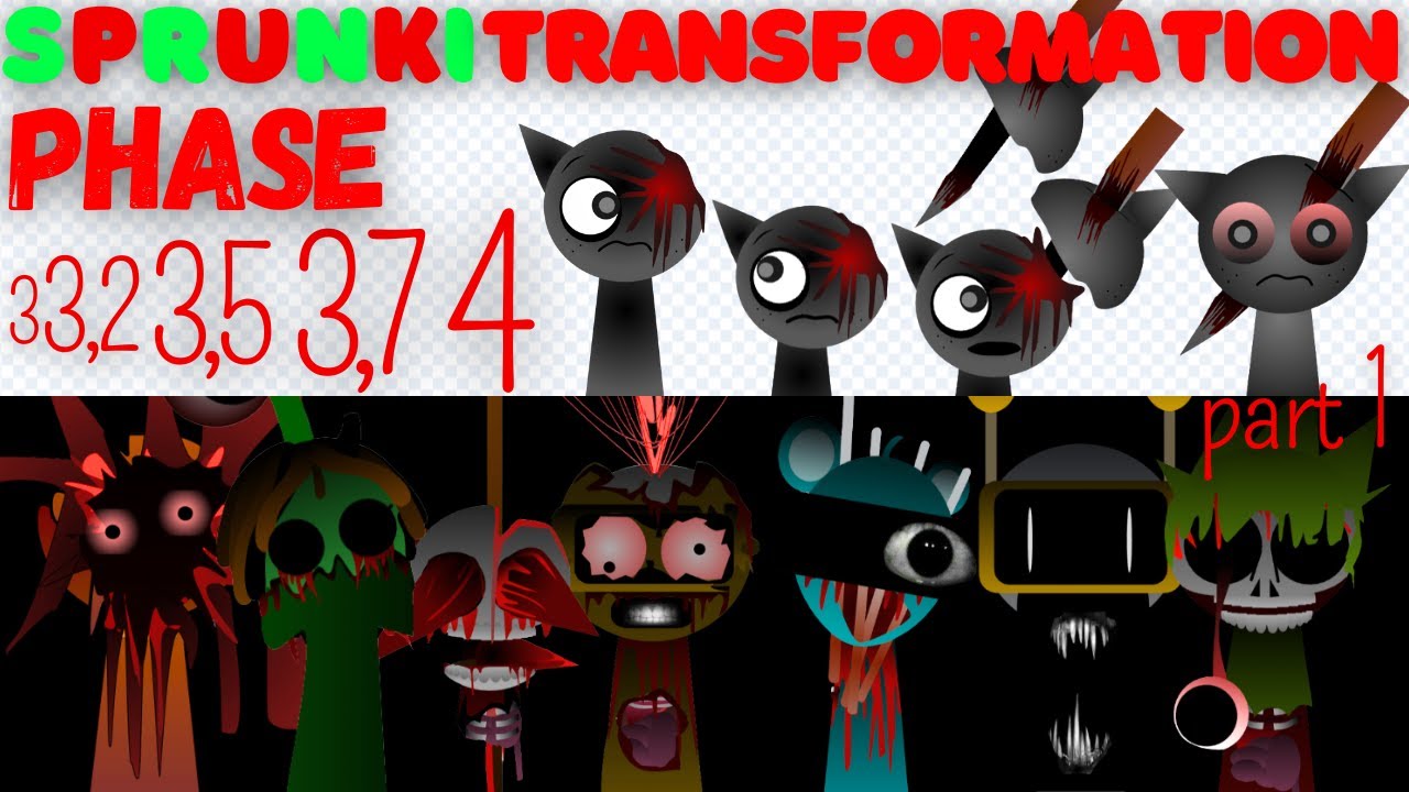 How to make an Animation? Transformation Sprunki Phase3 | 3,2 | 3,5 | 3,7 | 4:Incredibox Scratch P1
