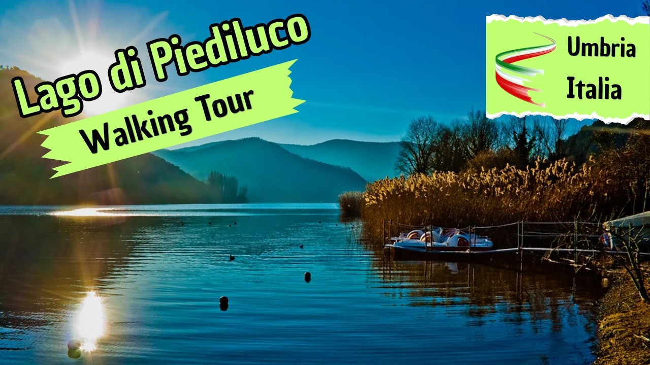 Passeggiata al Lago di Piediluco | Walking Tour in Umbria 🇮🇹✨