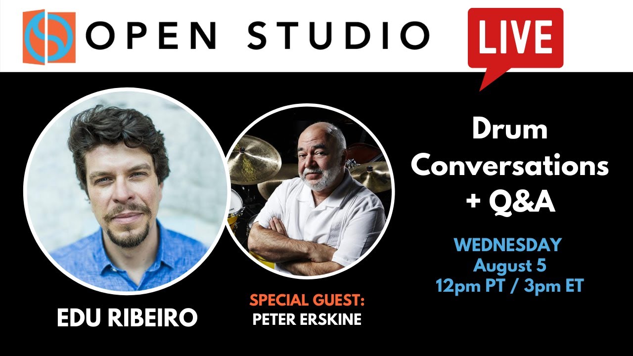 Edu Ribeiro + Peter Erskine: Drum Conversations + Q&A