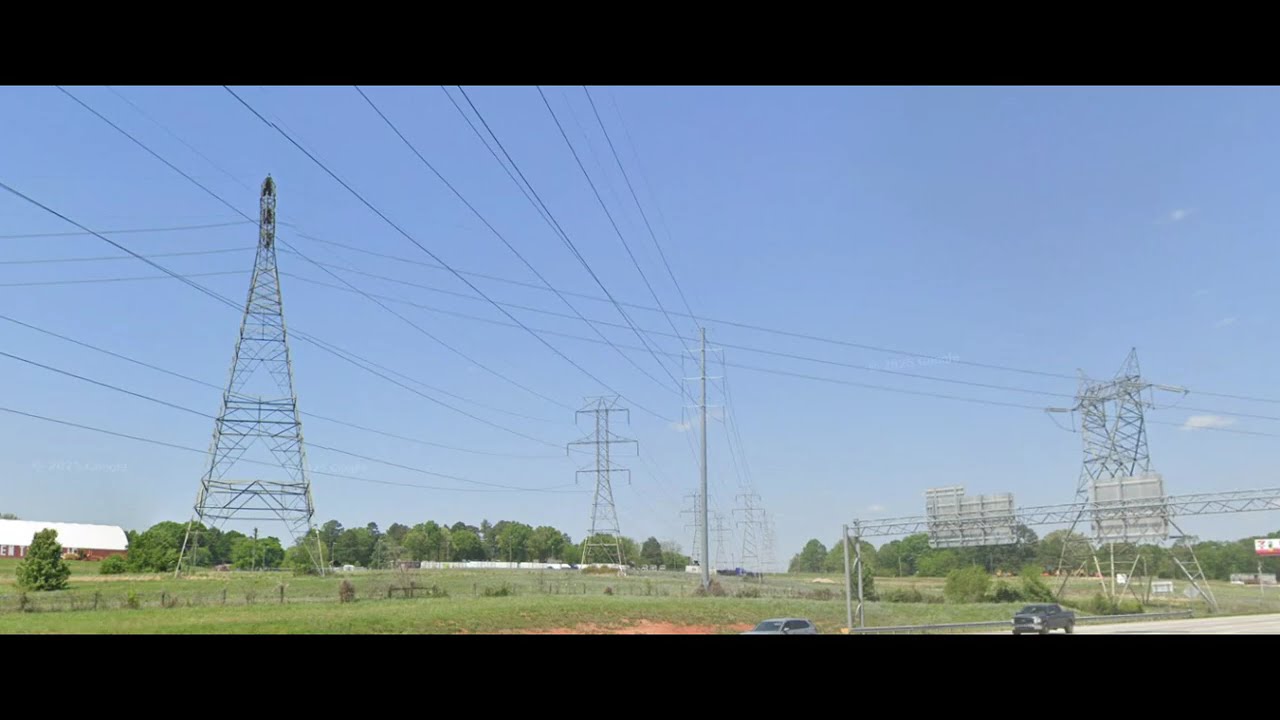 Power Lines in the Busy Highway