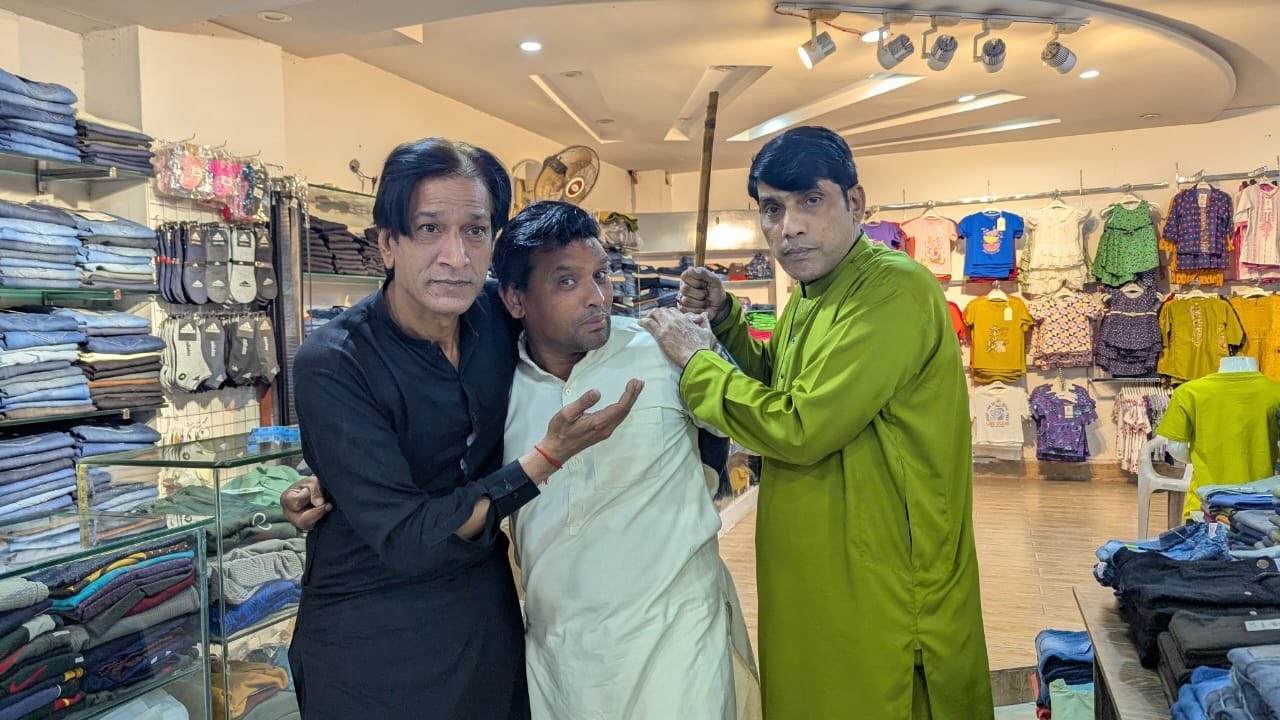 Gama Ba Ne Garments Shop Bana Li | Gama Ba Naji Khan Bhutto Parwana Comedy Show |#funny #comedy
