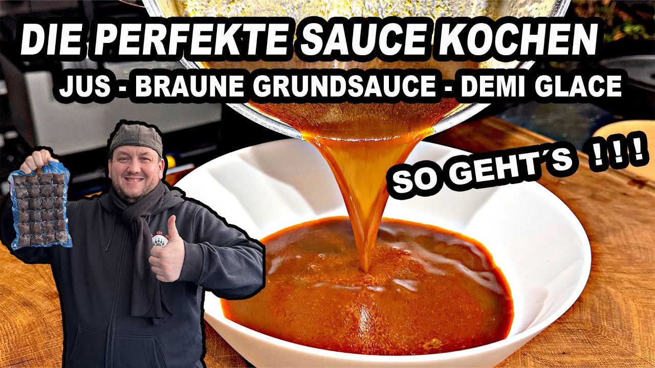 Die Anleitung ! - Braune Grundso&szlig;e, Demi Glace, Jus, Perfekte Bratenso&szlig;e | The BBQ BEAR