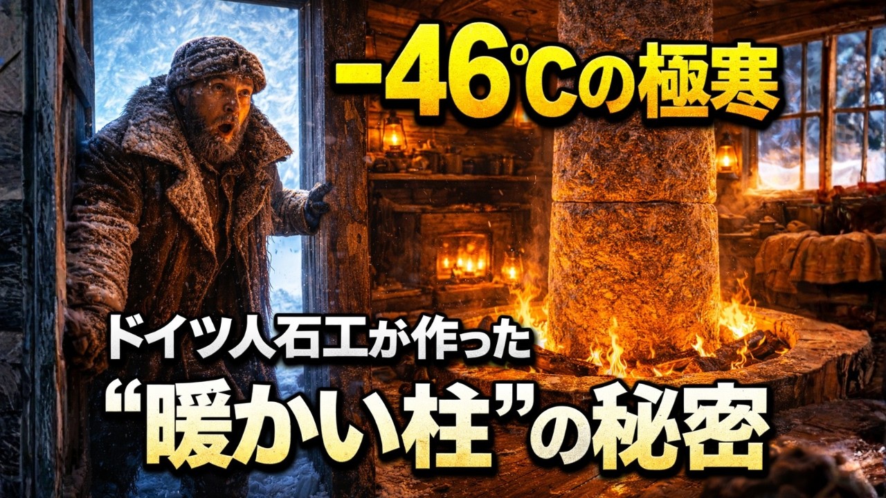 −46℃の極寒ドイツ人石工が作った “暖かい柱” の秘密