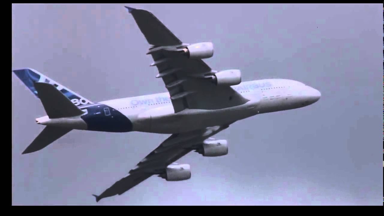 Unbelievable Airbus A380 Vertical Take off Amazing Paris Air show Video HD - STABILIZED