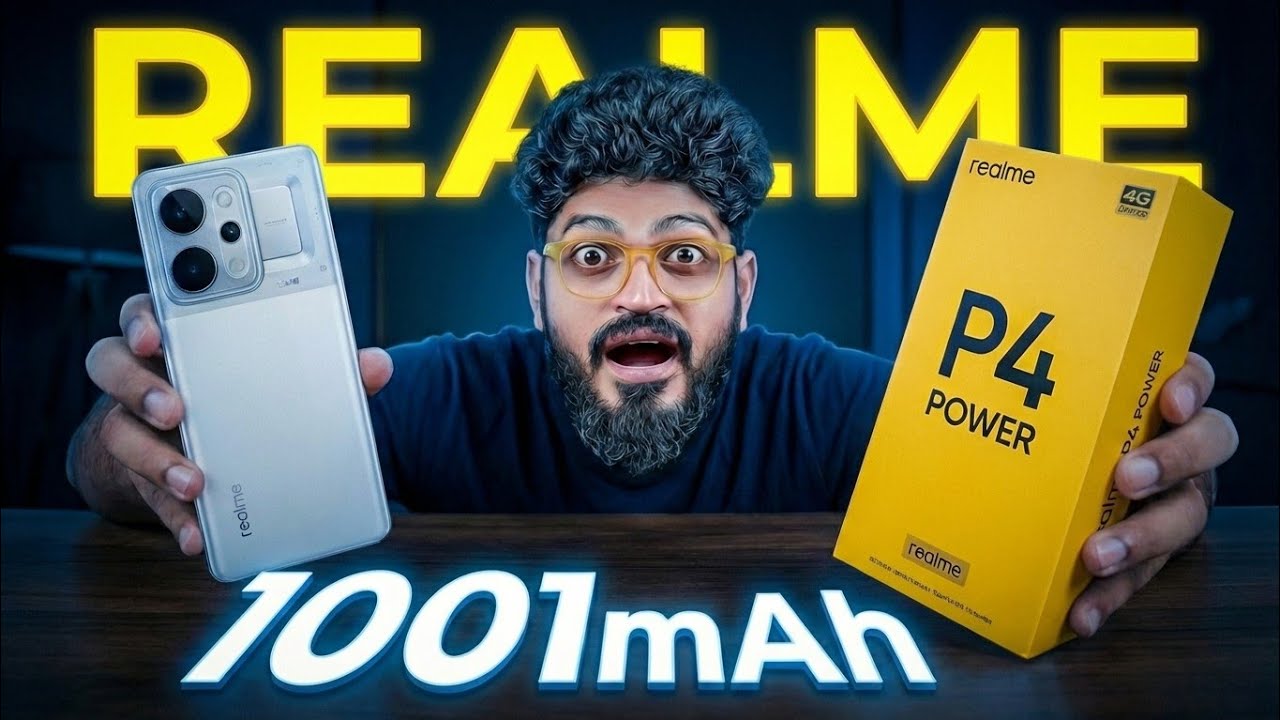 Realme P4 Power 5G 🔥 | 10001mAh Battery, 50MP Camera, 7400 Ultra | Unboxing in Kannada 