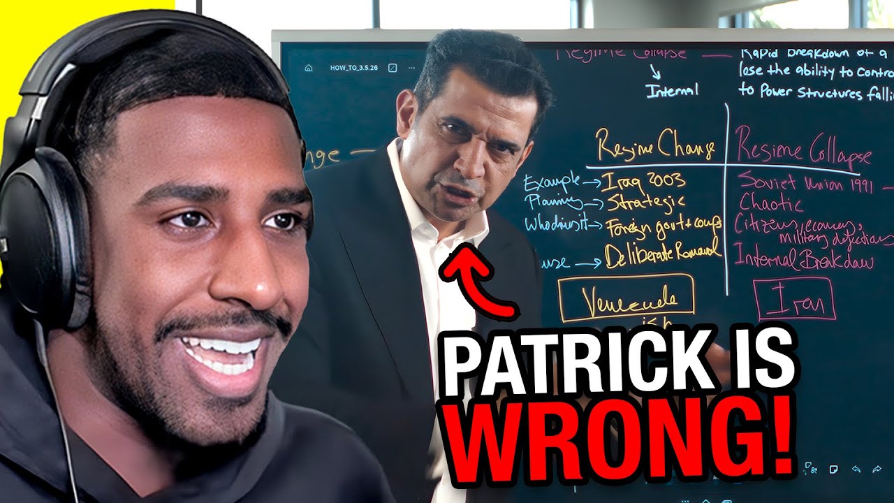 Ryad REACTS to Patrick Bet-David's ANALYSIS on IRAN...